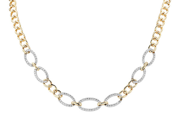 B292-66313: NECKLACE 1.12 TW (17")(INCLUDES BAR LINKS)