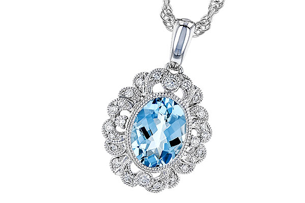 B292-66331: NECK .98 AQUA 1.12 TGW (8x6MM AQ)