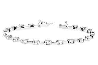 B292-69040: BRACELET .90 TW BAGUETTE
