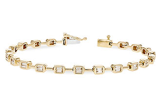 B292-69040: BRACELET .90 TW BAGUETTE
