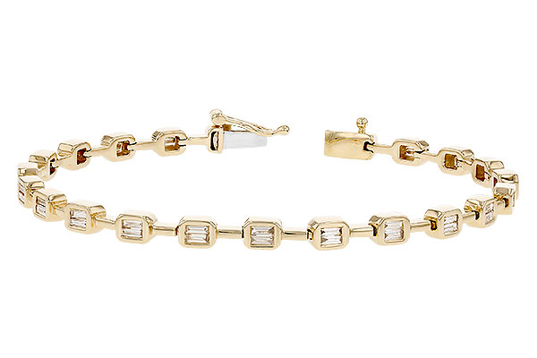 B292-69040: BRACELET .90 TW BAGUETTE
