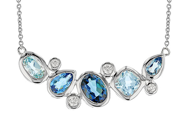 B292-69922: NECK 2.57 BLUE TOPAZ TW 2.72 TGW (18")