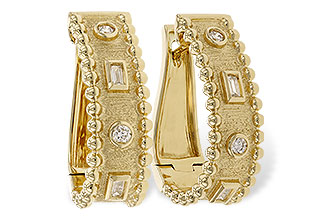 B292-70868: EARRINGS .09 BAG .18 TW