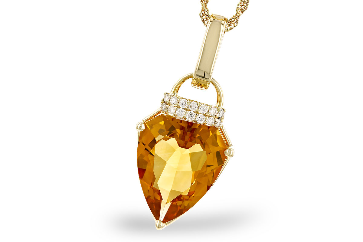 B292-70895: NECKLACE 3.12 CITRINE 3.18 TGW (12x10MM CIT)