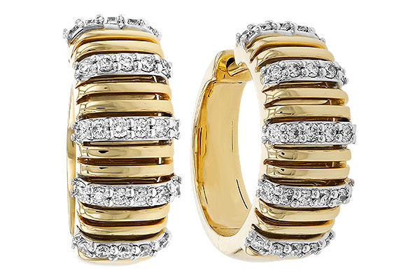 B293-56322: EARRINGS .33 TW