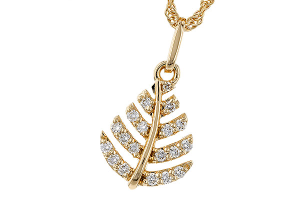 B293-57268: NECKLACE .15 TW