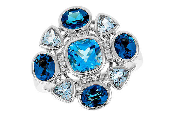 B293-58104: LDS RG 3.19 TW BLUE TOPAZ 3.25 TGW