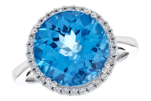 B293-58149: LDS RG 7.20 BLUE TOPAZ 7.42 TGW