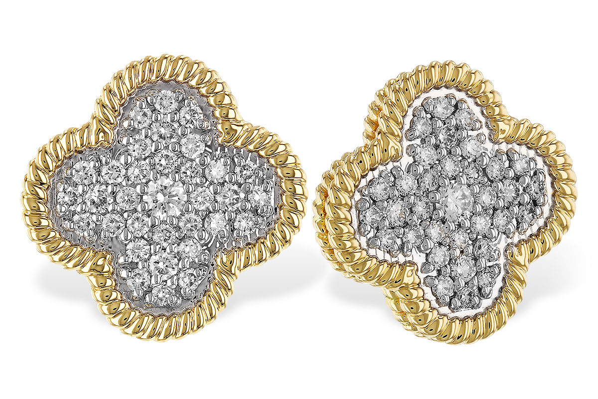 B293-59968: EARRINGS .50 TW