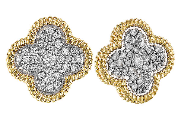 B293-59968: EARRINGS .50 TW