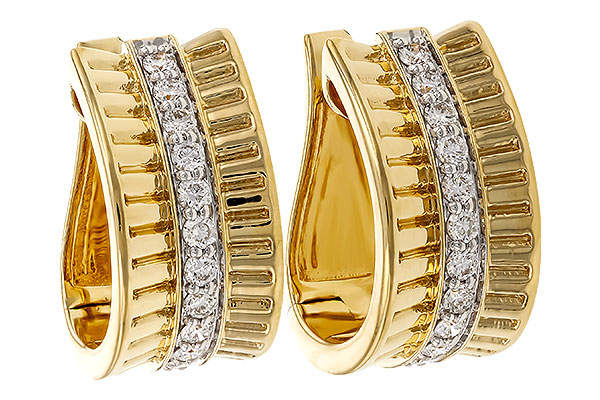 B293-60840: EARRINGS .28 TW