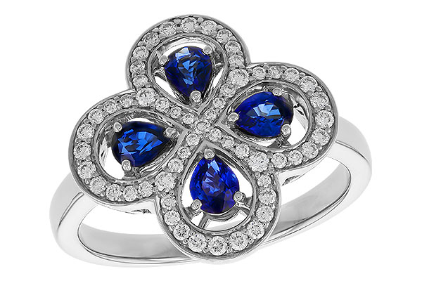 B293-60868: LDS RG .68 TW SAPPHIRE .96 TGW