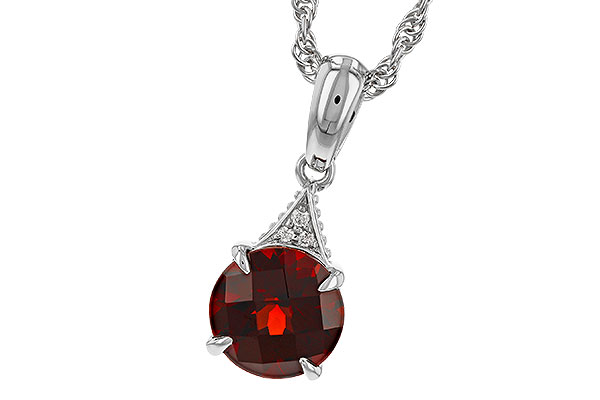 B293-61749: NECK 1.46 GARNET 1.47 TGW (7MM RD)