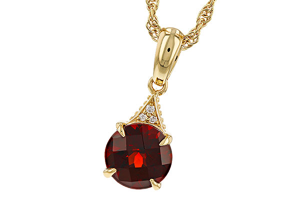 B293-61749: NECK 1.46 GARNET 1.47 TGW (7MM RD)