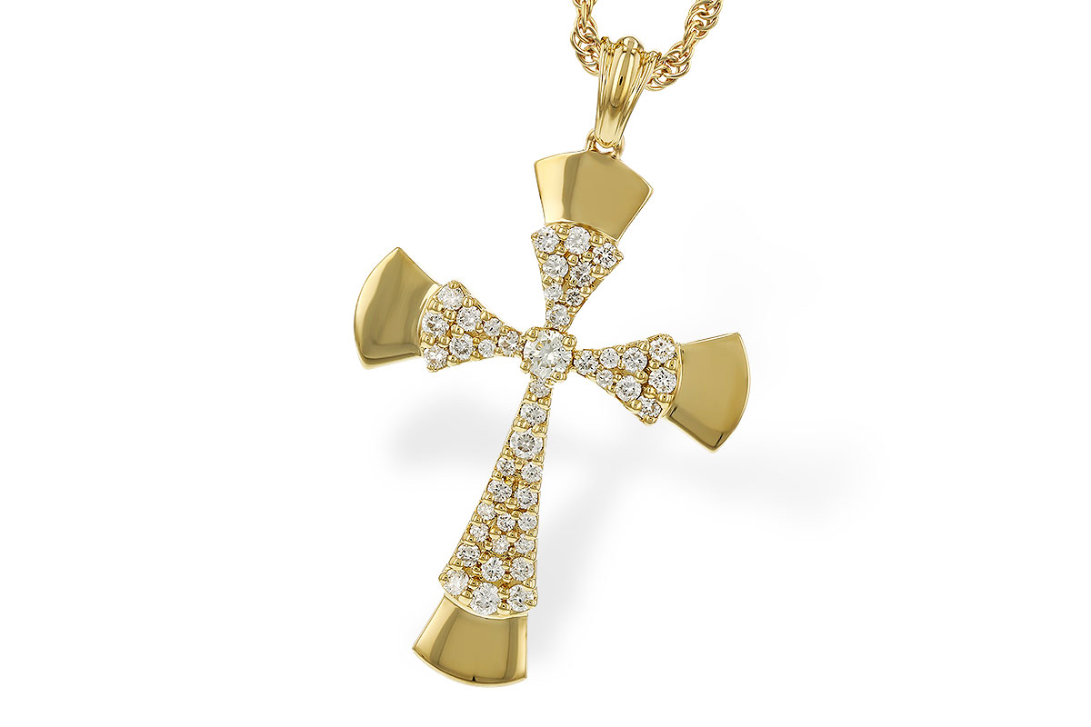 B293-61768: NECKLACE .36 TW