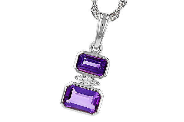 B293-63577: NECK .72 TW AMETHYST .75 TGW