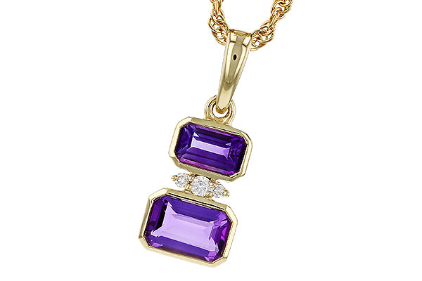 B293-63577: NECK .72 TW AMETHYST .75 TGW