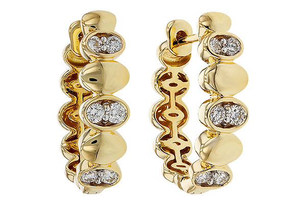 B293-63622: EARRINGS .36 TW