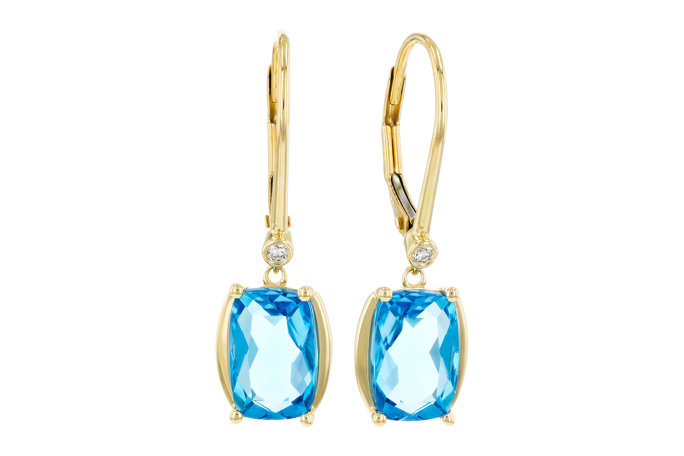 B294-48113: EARRINGS 3.82 TW BLUE TOPAZ 3.85 TGW (9x6MM BT)