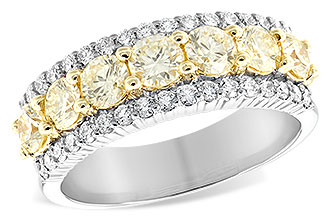C207-21804: LDS DIA WED RG 1.20 YELLOW DIA 1.64 TW