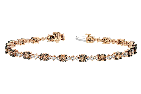 C207-24495: BRACELET 3.05 BROWN DIA 4.10 TW