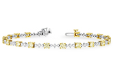 C207-24540: BRACELET 2.80 YELLOW DIA 4.01 TW