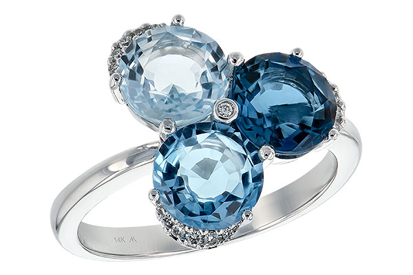 C208-10904: LDS RG 4.02 BLUE TOPAZ 4.07 TGW