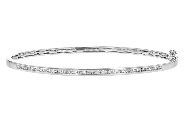 C208-14495: BANGLE BRACELET .50 TW