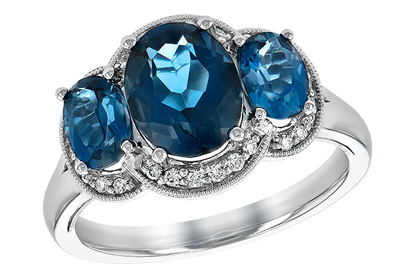 C208-16295: LDS RG 4.20 BLUE TOPAZ 4.33 TGW