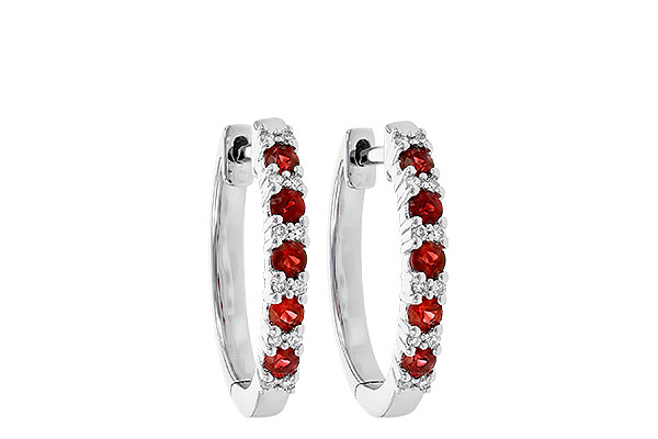 C209-04522: EARR .45 RUBY .55 TGW