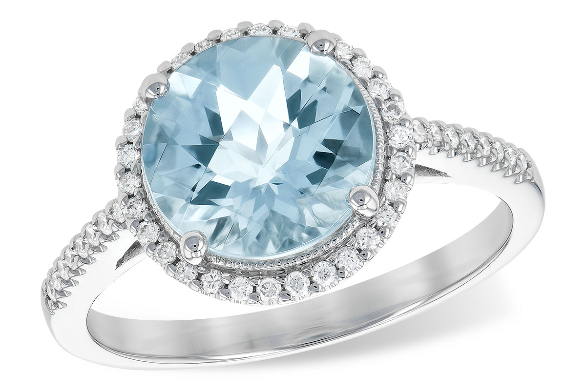 C209-06304: LDS RG 2.08 AQUAMARINE 2.27 TGW