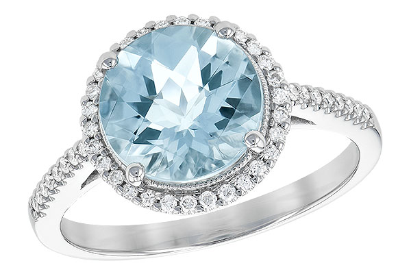 C209-06304: LDS RG 2.08 AQUAMARINE 2.27 TGW