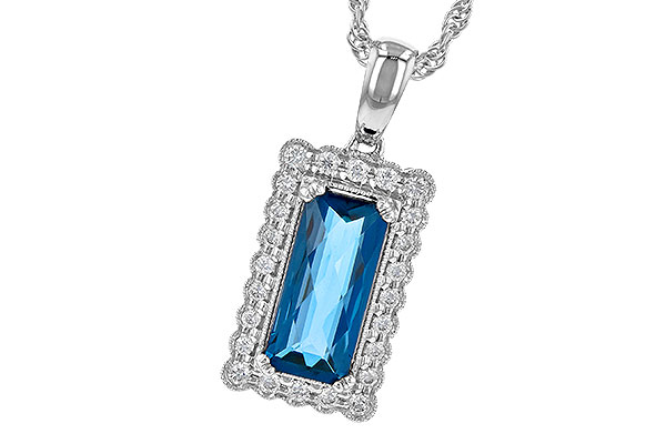 C209-08104: NECK 1.55 LONDON BLUE TOPAZ 1.70 TGW