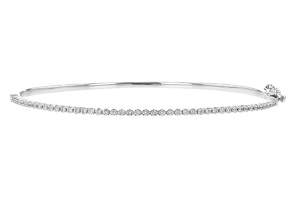 C209-09077: BANGLE BRACELET .50 TW