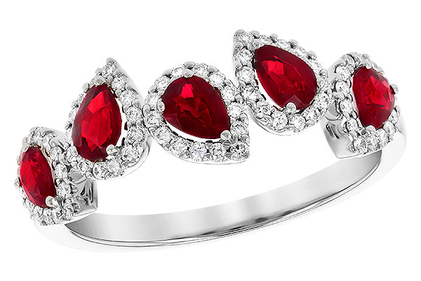 C291-75422: LDS RG .90 TW RUBY 1.14 TGW