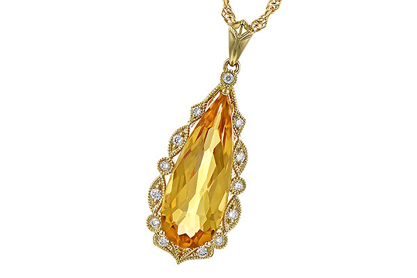 C291-76304: NECK 3.38 CITRINE 3.50 TGW