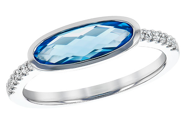 C291-76340: LDS RG 1.30 BLUE TOPAZ 1.40 TGW
