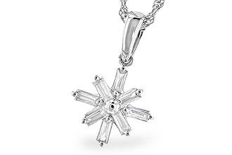 C291-78158: NECK .14 TW BAGUETTES