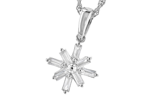 C291-78158: NECK .14 TW BAGUETTES