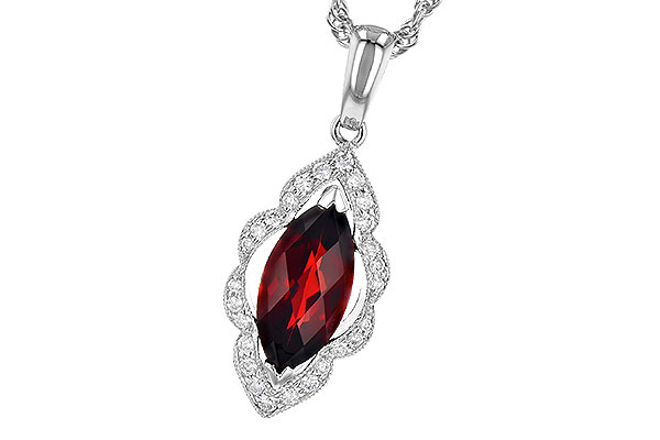 C291-80831: NECK 1.25 GARNET 1.36 TGW