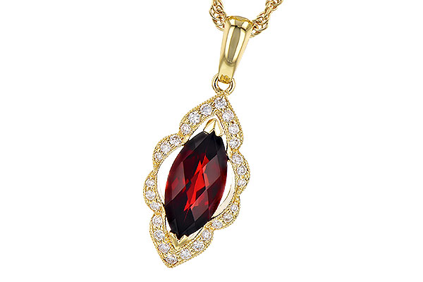 C291-80831: NECK 1.25 GARNET 1.36 TGW