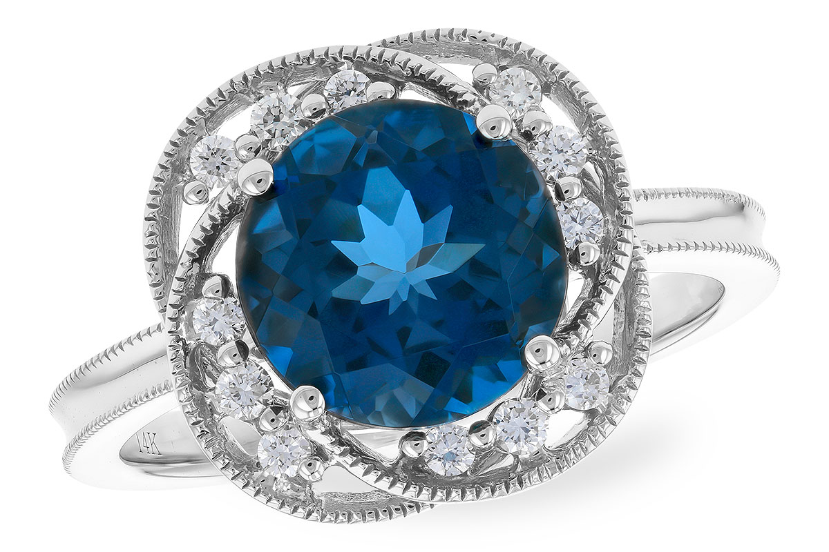 C292-67258: LDS RG 2.90 LONDON BLUE TOPAZ 3.05 TGW (9MM LBT)