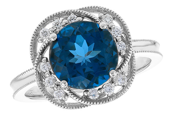 C292-67258: LDS RG 2.90 LONDON BLUE TOPAZ 3.05 TGW (9MM LBT)