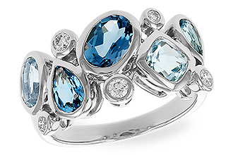 C292-69913: LDS RG 2.57 BLUE TOPAZ TW 2.75 TGW