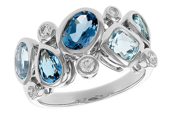 C292-69913: LDS RG 2.57 BLUE TOPAZ TW 2.75 TGW