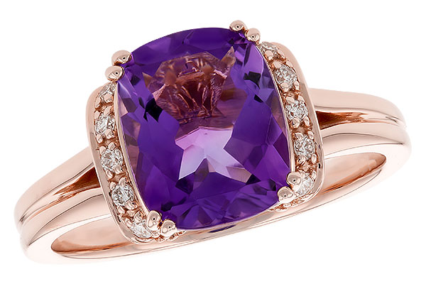 C292-70858: LDS RG 2.33 AMETHYST 2.42 TGW (10x8MM AMY)
