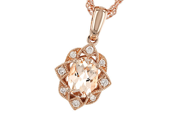 C292-70904: NECK .62 MORGANITE .70 TGW (7x5MM MORG)