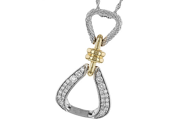 C292-71749: NECKLACE .50 TW