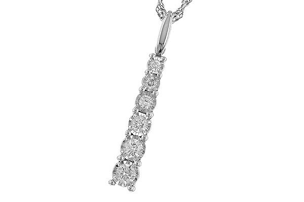 C292-72649: NECKLACE .25 TW