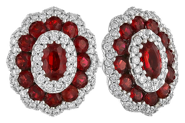 C292-72713: EARR 1.68 TW RUBY 2.15 TGW (5x3MM RUBY)